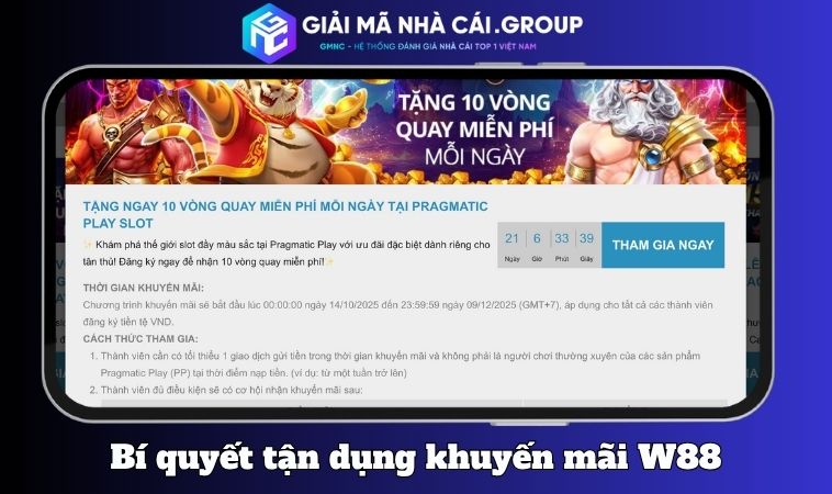 Bí quyết tận dụng ưu đãi W88 như dân chơi thực thụ