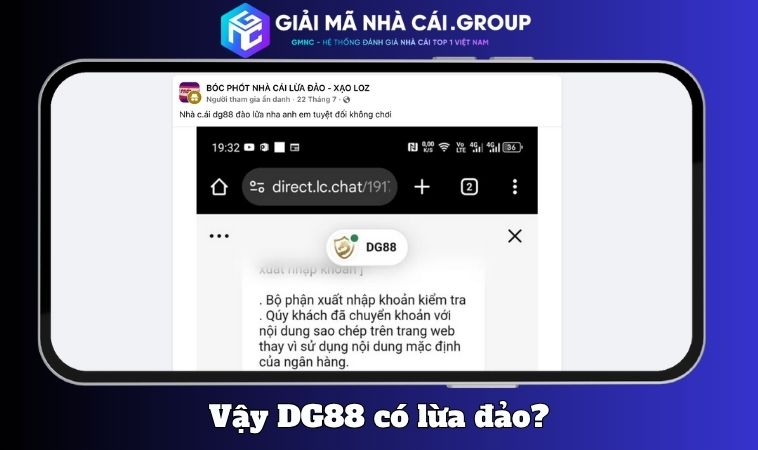 Có nên xếp DG88 vào dạng “lừa đảo”?