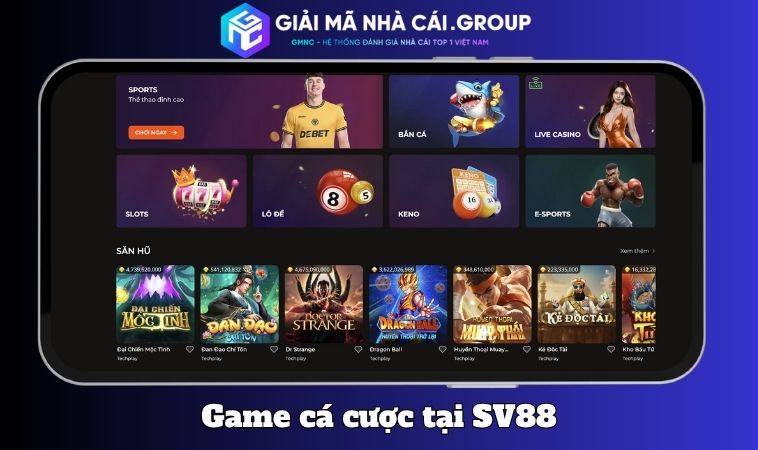 Game và thể thao – đa dạng nhưng có chiều sâu