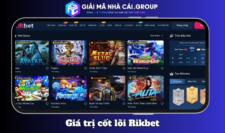 Giá trị cốt lõi tạo nên thương hiệu Rikbet