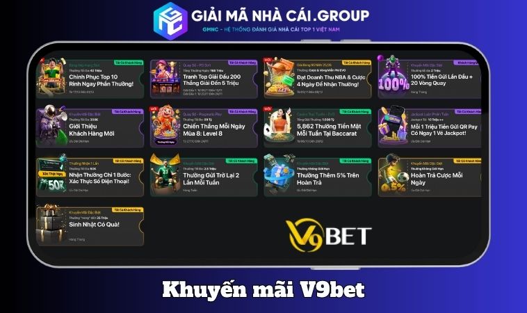 Khuyến Mãi V9bet – Nhận Ngay Ưu Đãi, Chơi Cá Cược Thông Minh