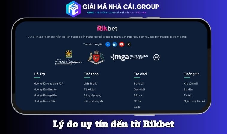 Lý do Rikbet được đánh giá là nhà cái uy tín hàng đầu