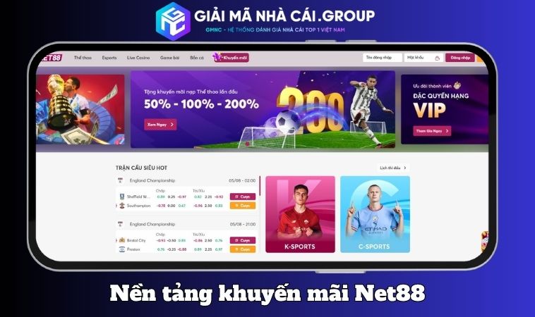 Nền tảng khuyến mãi của Net88