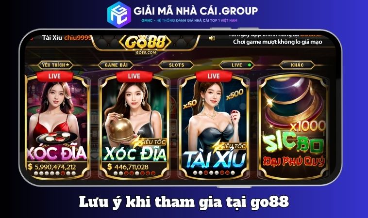 Những điều mà người chơi cần lưu ý trước khi tham gia