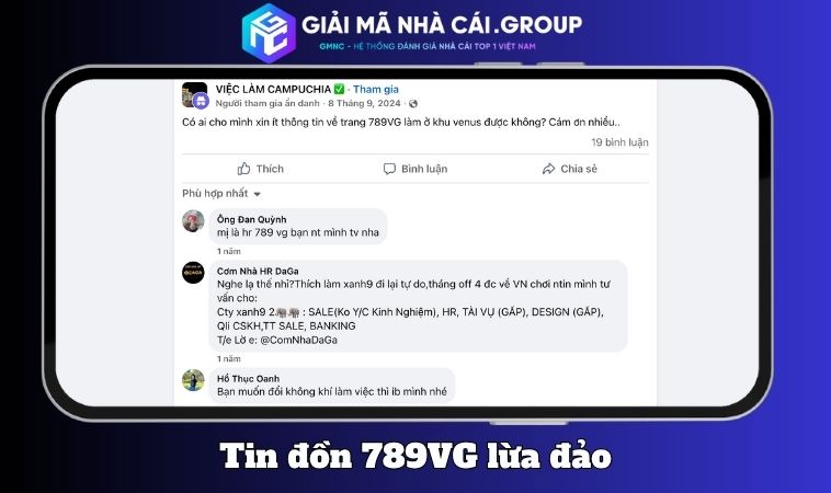 Tin đồn “789VG lừa đảo” bắt nguồn từ đâu?