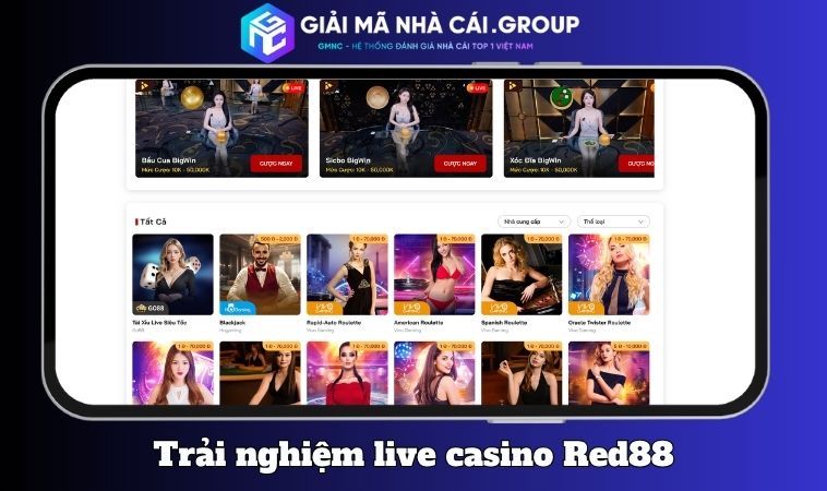 Trải nghiệm đẳng cấp quốc tế ngay tại sảnh casino online