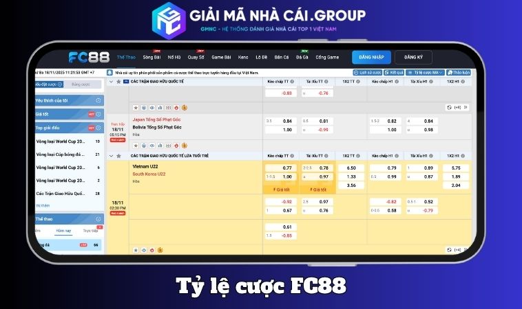 Tỷ lệ cược và giao dịch công khai rõ ràng