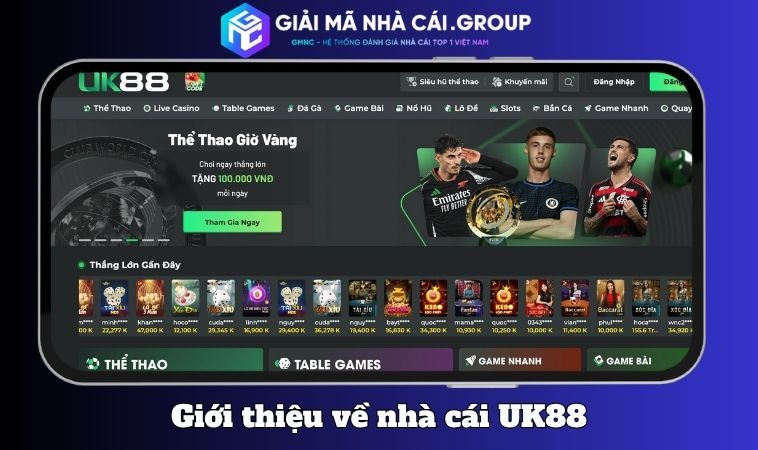 UK88 – Nhà cái mang tinh thần thể thao Anh quốc đến Việt Nam